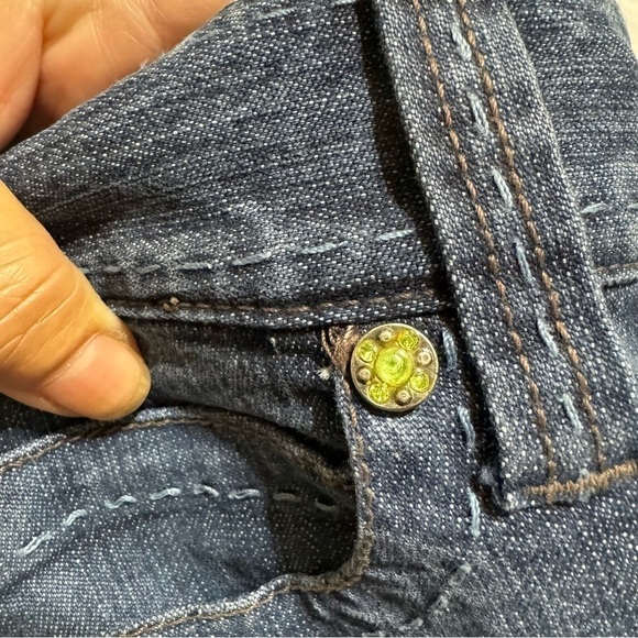 LIZ CLAIBORNE JEANS “AUDRA” bootcut fit women’s dark wash denim pants Sz 12 EUC - Picture 4 of 16